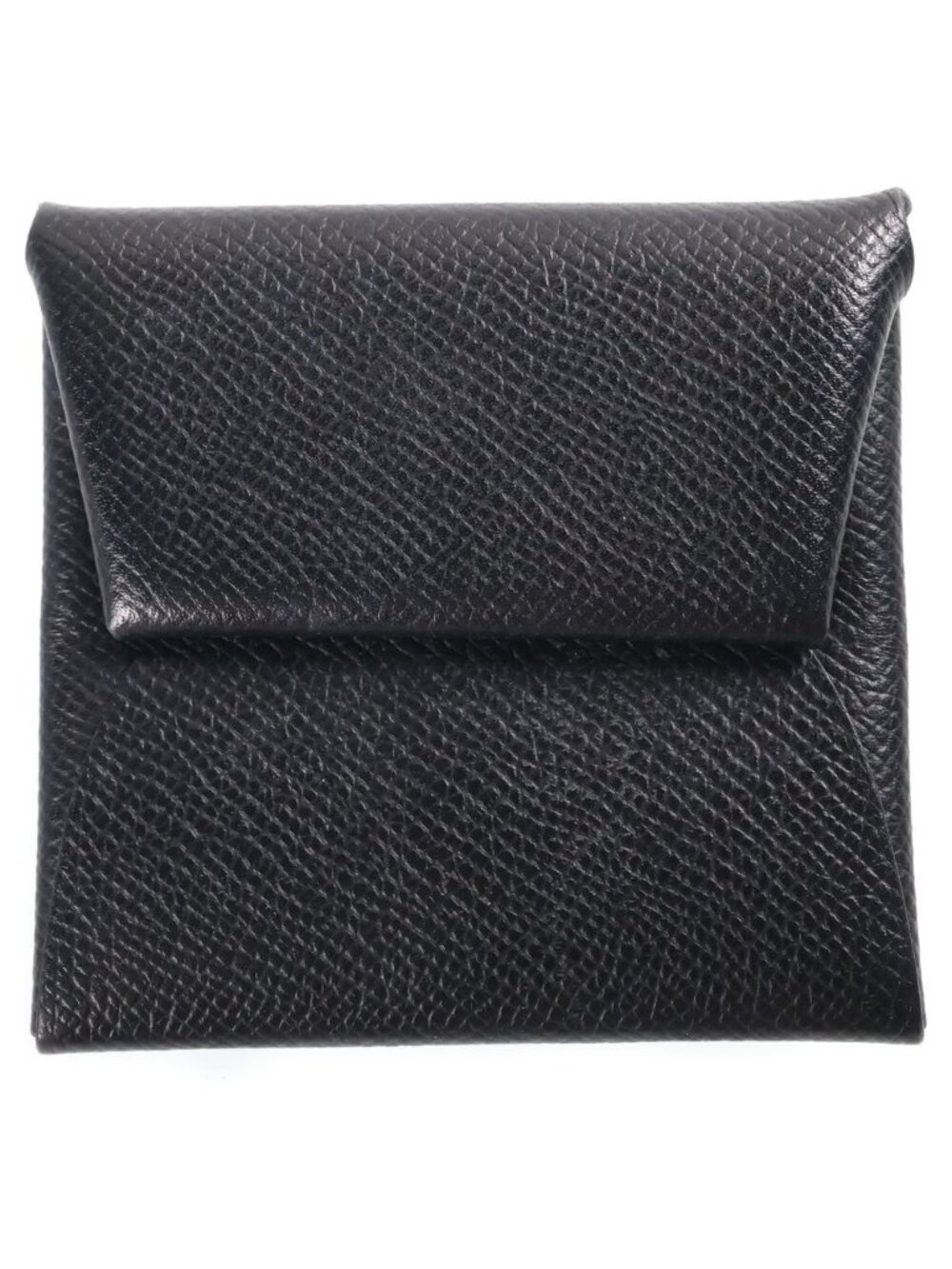 Hermes Bastia Coin Purse Leather Epsom Black MZ 002 03